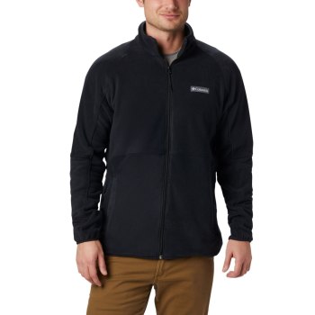 Columbia Muške Jakne - Basin Trail Full Zip Fleece Big Crne | CDJZ-96153